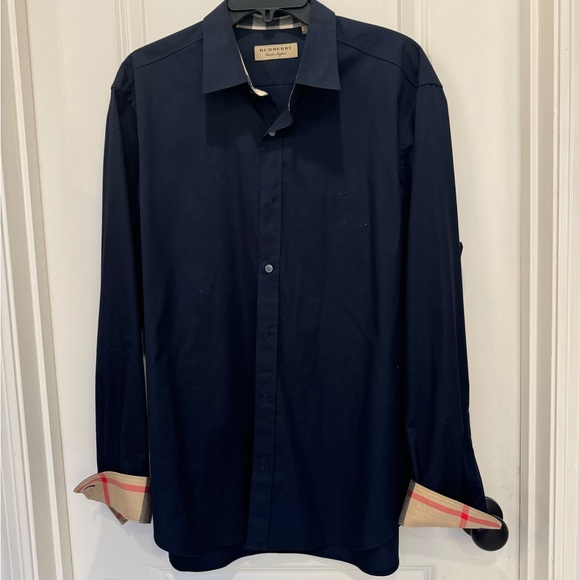 Men’s Burberry - Sherwood Monogram Motif Stretch Fit Poplin - Shirt
